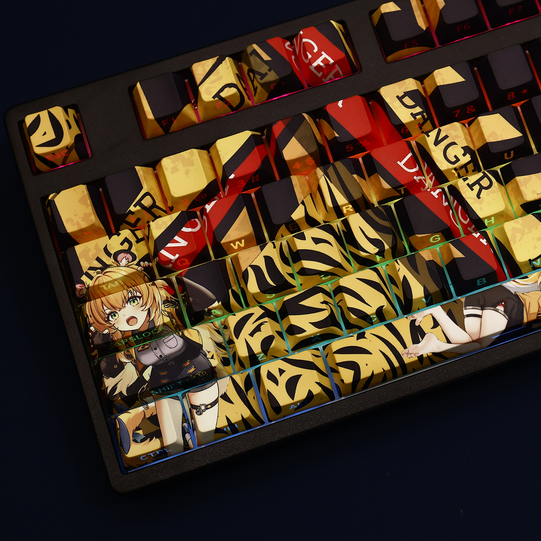 絕區零橘福福 108鍵 標準配列 衛星軸鍵帽-CASEZONE