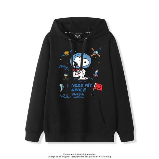 史努比 聯名衛衣2025秋冬新款親子情侶裝連帽衛衣