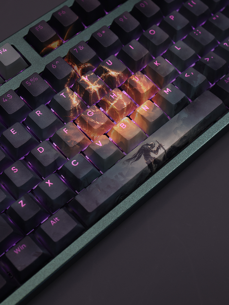 艾爾登法環透光RGB108鍵標準配列衛星軸鍵帽-CASEZONE