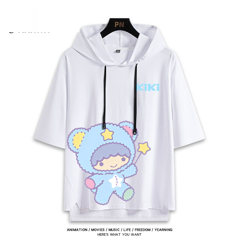 雙子星 Little twin stars 連帽短袖T恤