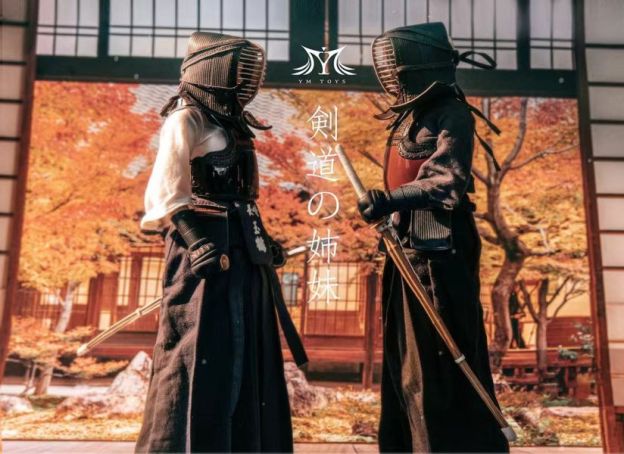 【預購】YMTOYS 1/6 劍道少女-井川 星子&玉鶴 可動人偶