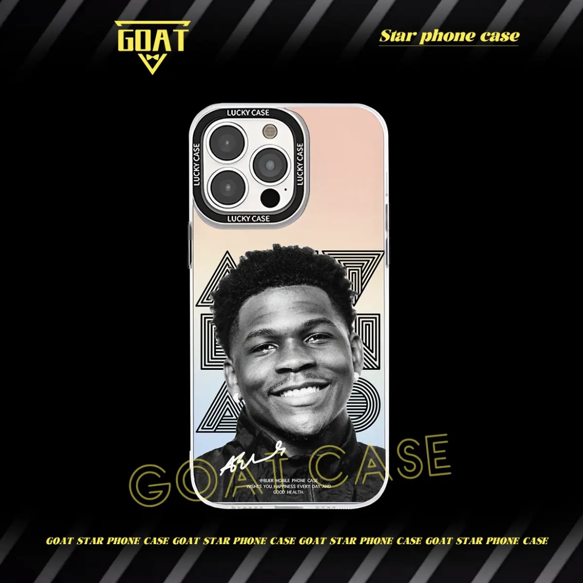 球星肖像｜極光鐳射球星手機殼-CASEZONE