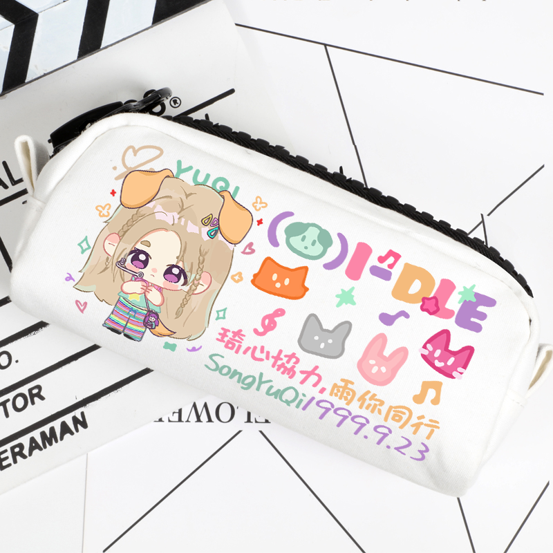 (G)I-DLE 專輯應援 同人筆袋收納文具盒-CASEZONE