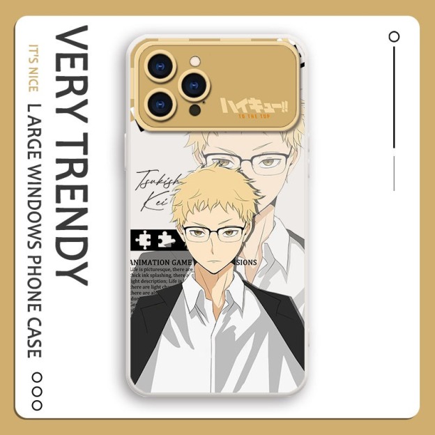 排球少年液態大視窗全包矽膠防摔軟殼-CASEZONE