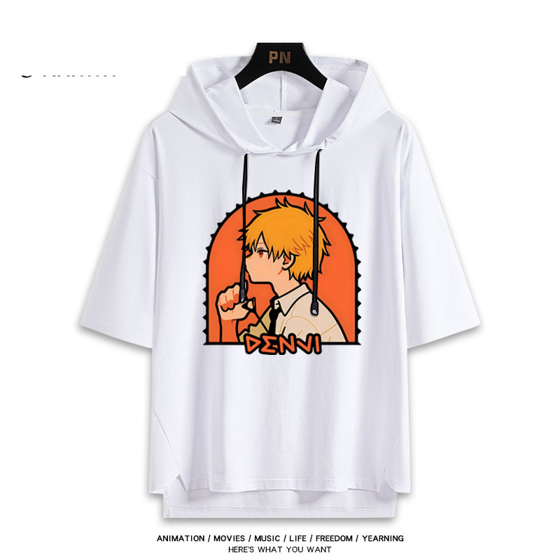 鏈鋸人 連帽短袖T恤