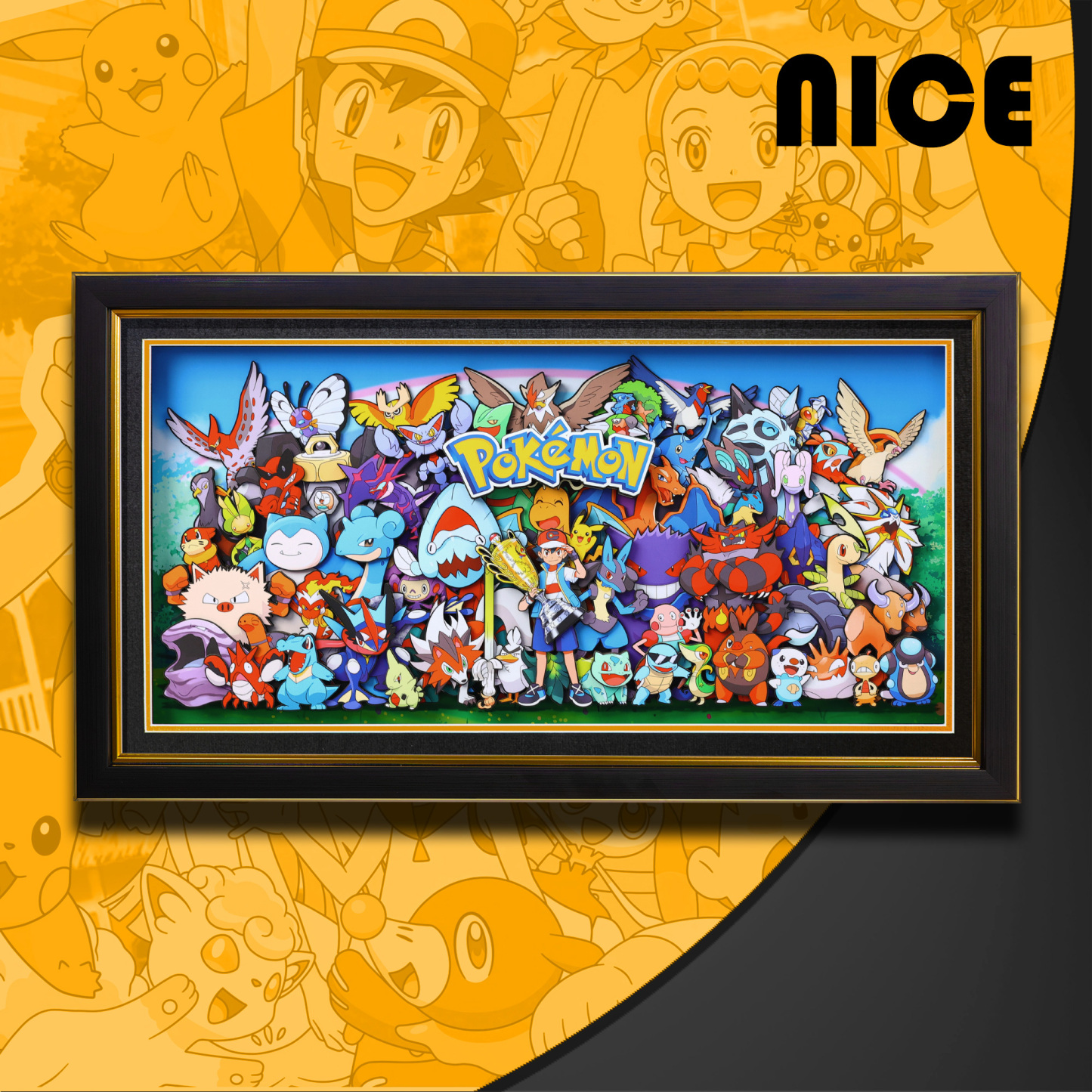 寶可夢 3D立體畫-CASEZONE