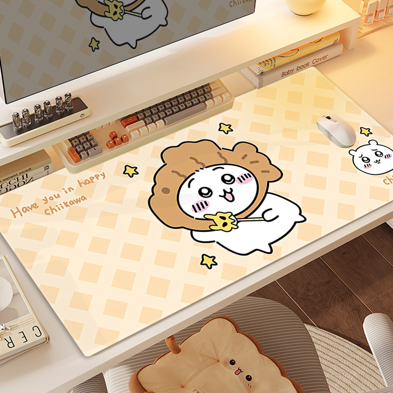 Chiikawa 主題桌墊 布質滑鼠墊-CASEZONE