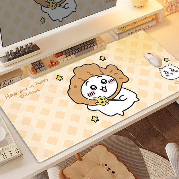 Chiikawa 主題桌墊 布質滑鼠墊-CASEZONE