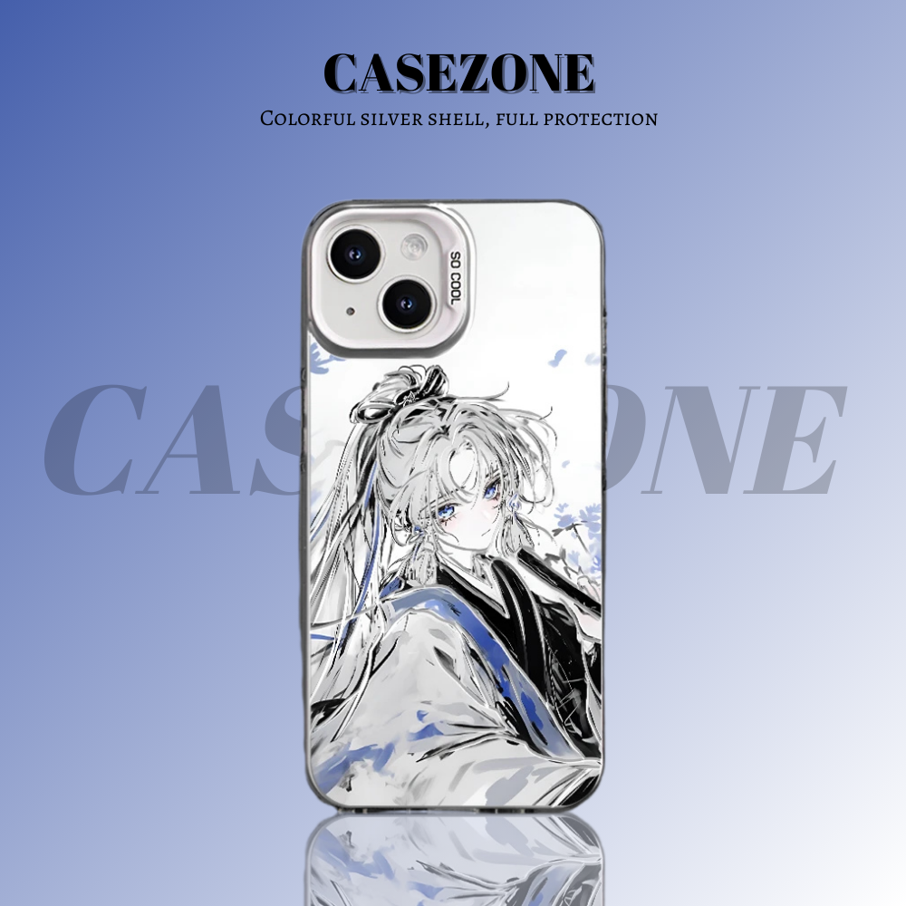 原神彩銀防摔手機殼-CASEZONE