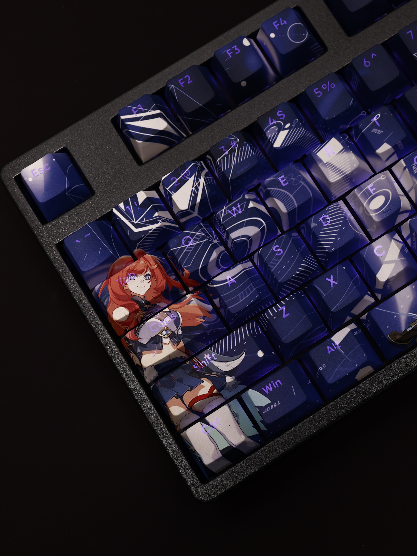 希娜狄雅透光RGB108鍵標準配列衛星軸鍵帽-CASEZONE