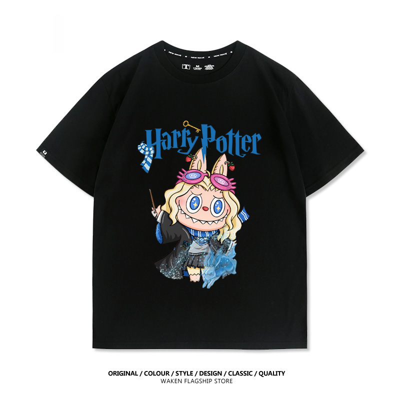 LabubuX哈利波特 印花短袖T恤-CASEZONE