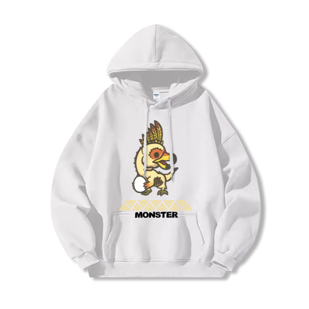 Monster Hunter Rise魔物獵人新款 親子情侶男女款連帽衛衣-CASEZONE