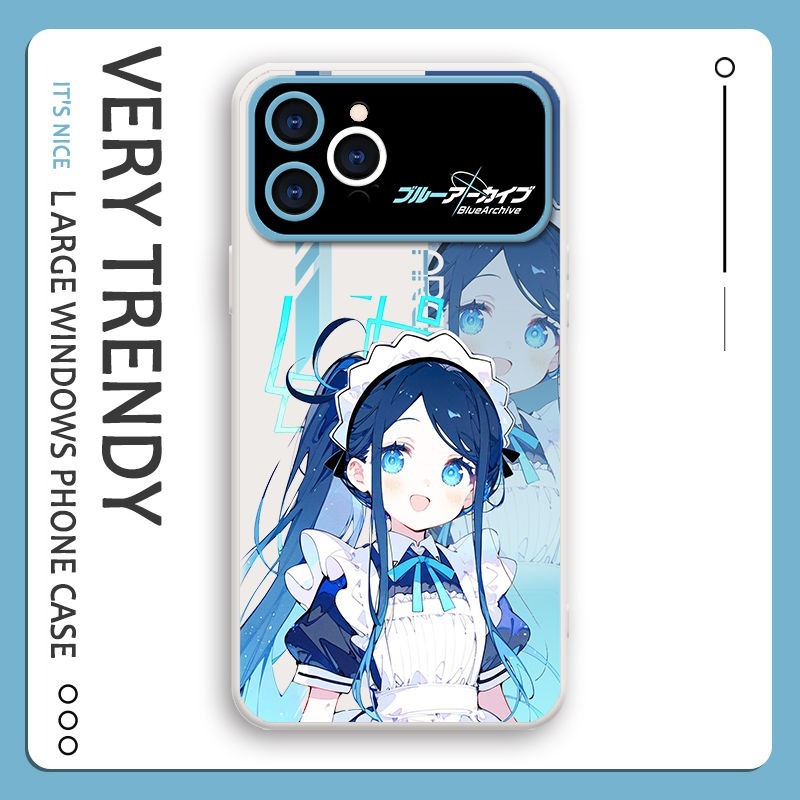 蔚藍檔案液態大視窗全包矽膠防摔軟殼-CASEZONE