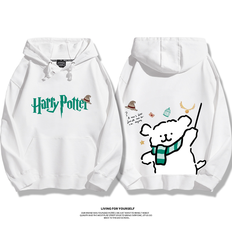 線條小狗 X 哈利波特聯名 親子情侶男女款連帽衛衣-ZUIHANG SHOP