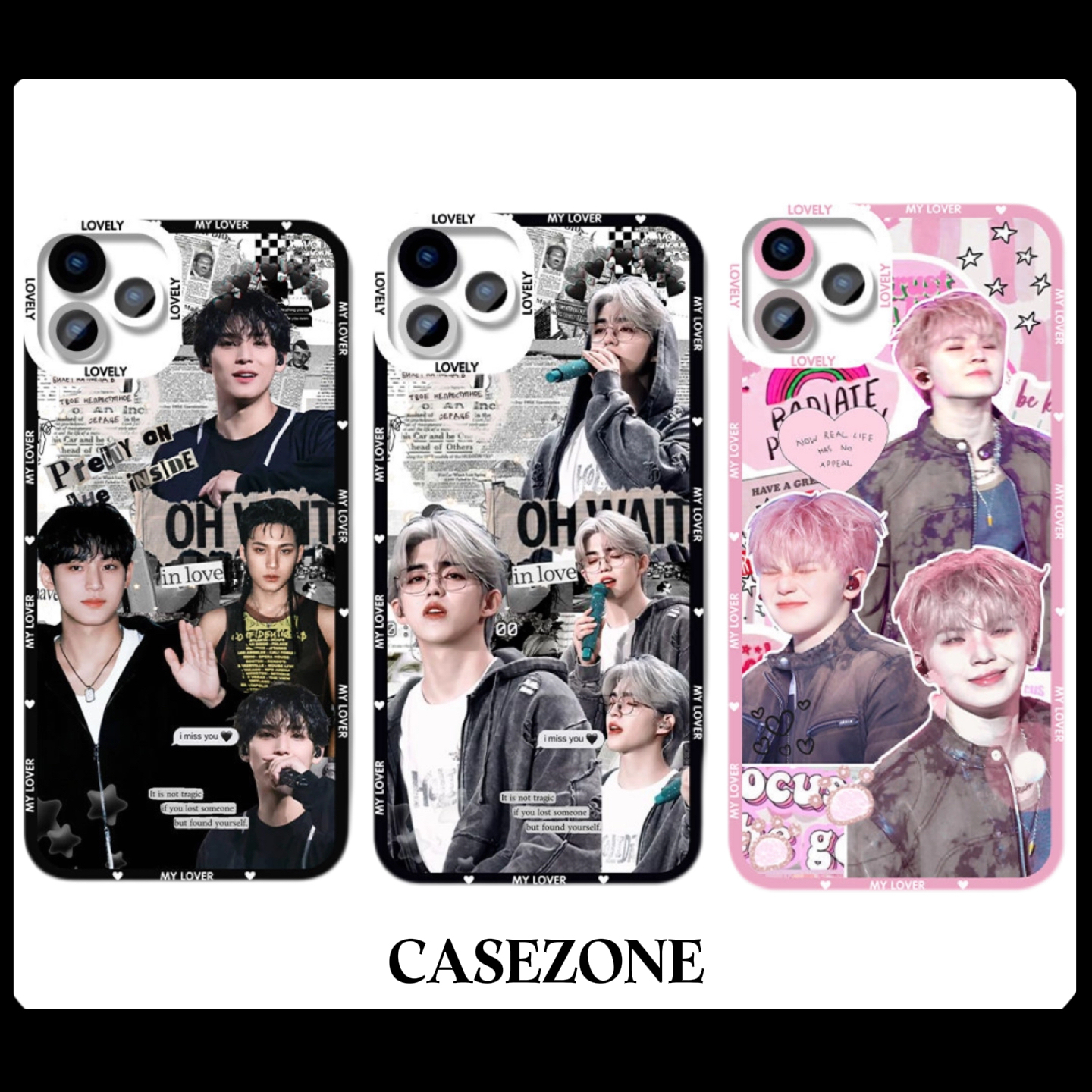 Seventeen天使眼透明防摔軟殼-CASEZONE