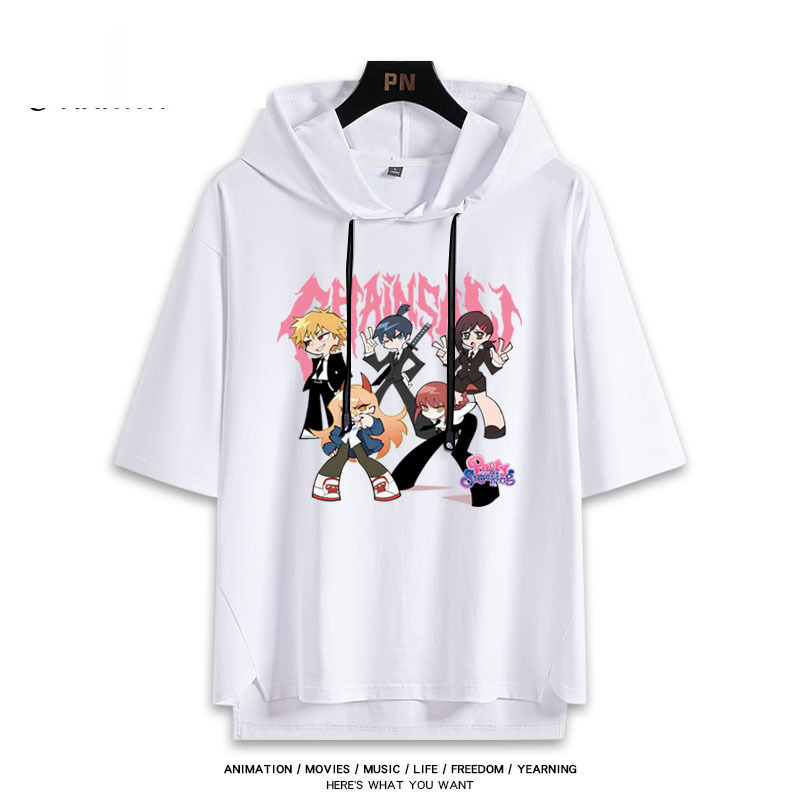 鏈鋸人 連帽短袖T恤