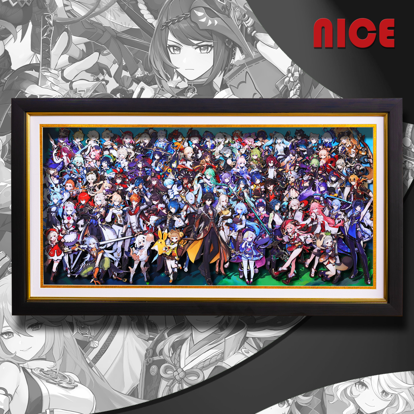 原神 3D立體畫-CASEZONE