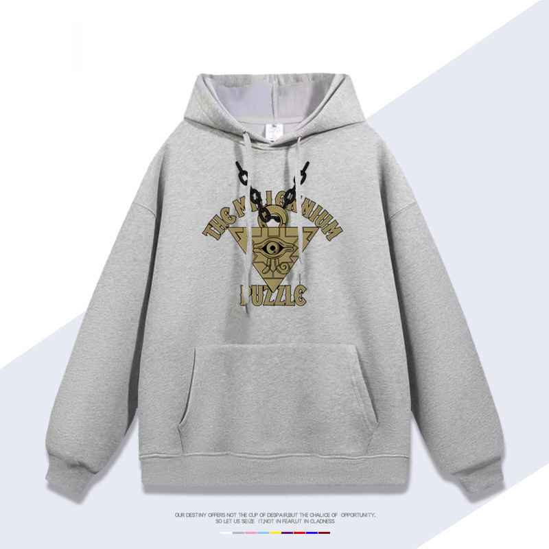 遊戲王 聯名衛衣2025秋冬新款 親子情侶裝連帽衛衣