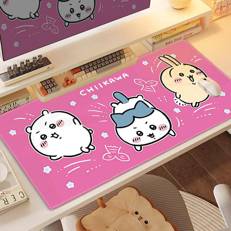 Chiikawa 主題桌墊 布質滑鼠墊-CASEZONE