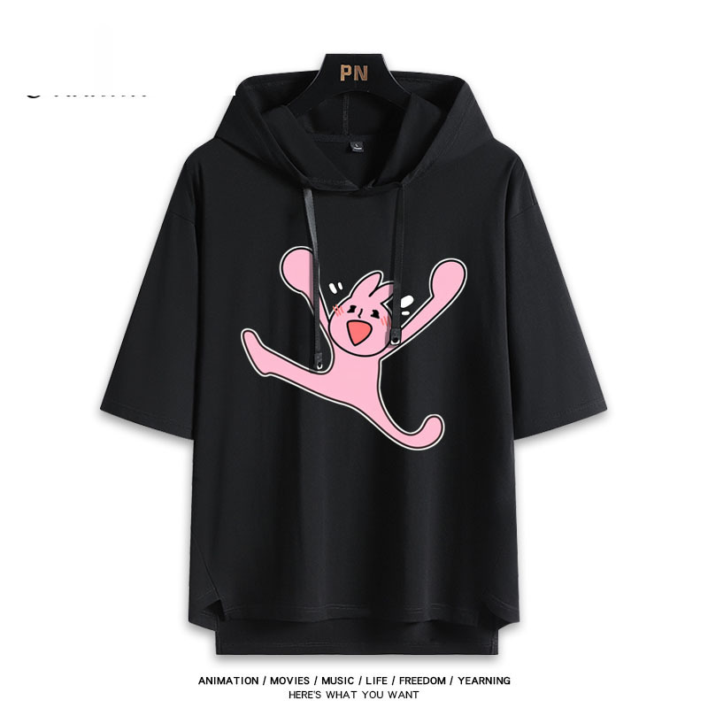 粉紅兔子My Friend Rabbit 連帽短袖T恤