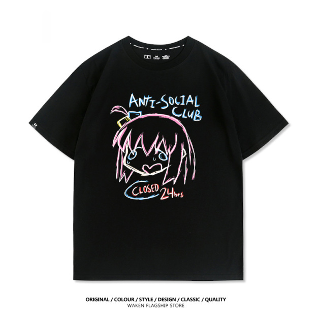 孤獨搖滾 後藤一里 印花短袖T恤-CASEZONE