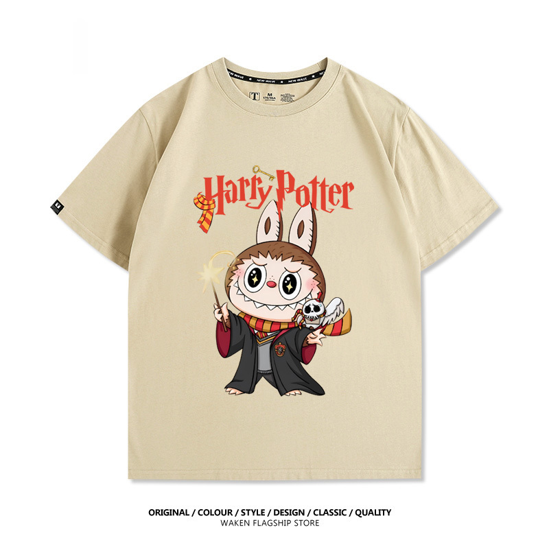 LabubuX哈利波特 印花短袖T恤-CASEZONE