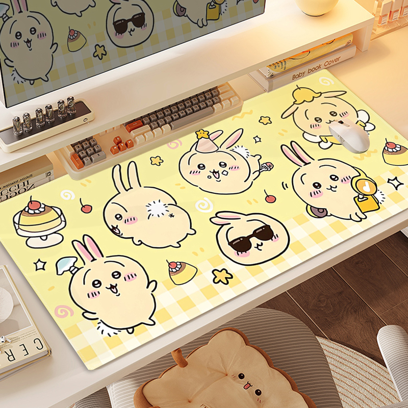 Chiikawa 主題桌墊 布質滑鼠墊-CASEZONE