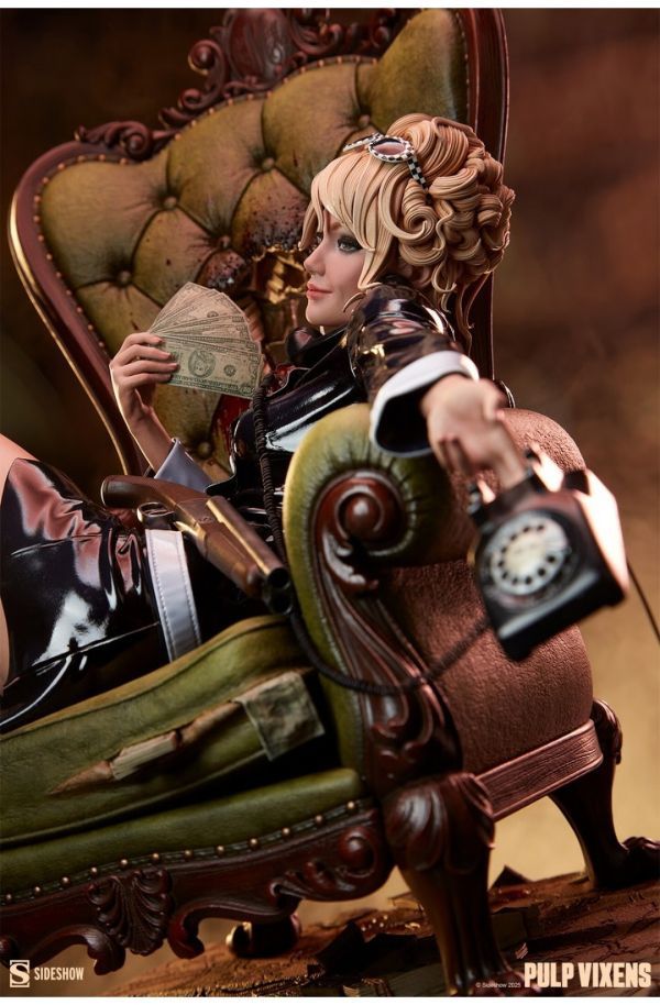 【預購】正版授權 Sideshow 46cm Pulp Vixens系列 殺手歸來-CASEZONE
