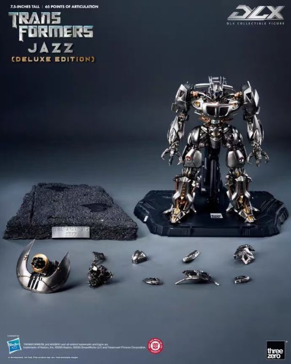 【預購】正版授權 Threezero 19cm DLX 變形金剛 爵士