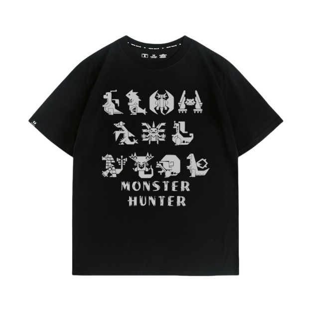 魔物獵人荒野 第2彈 印花短袖T恤-CASEZONE