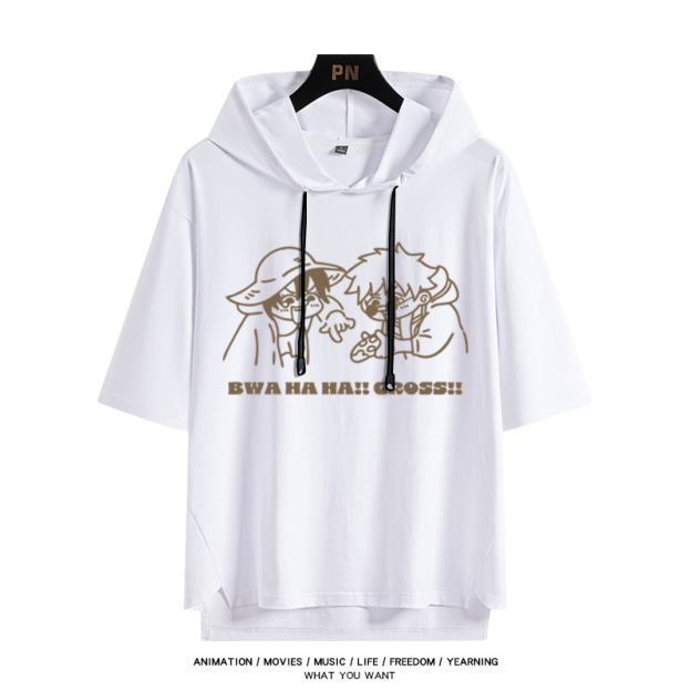 咒術回戰懷玉五條悟夏油傑 連帽短袖T恤