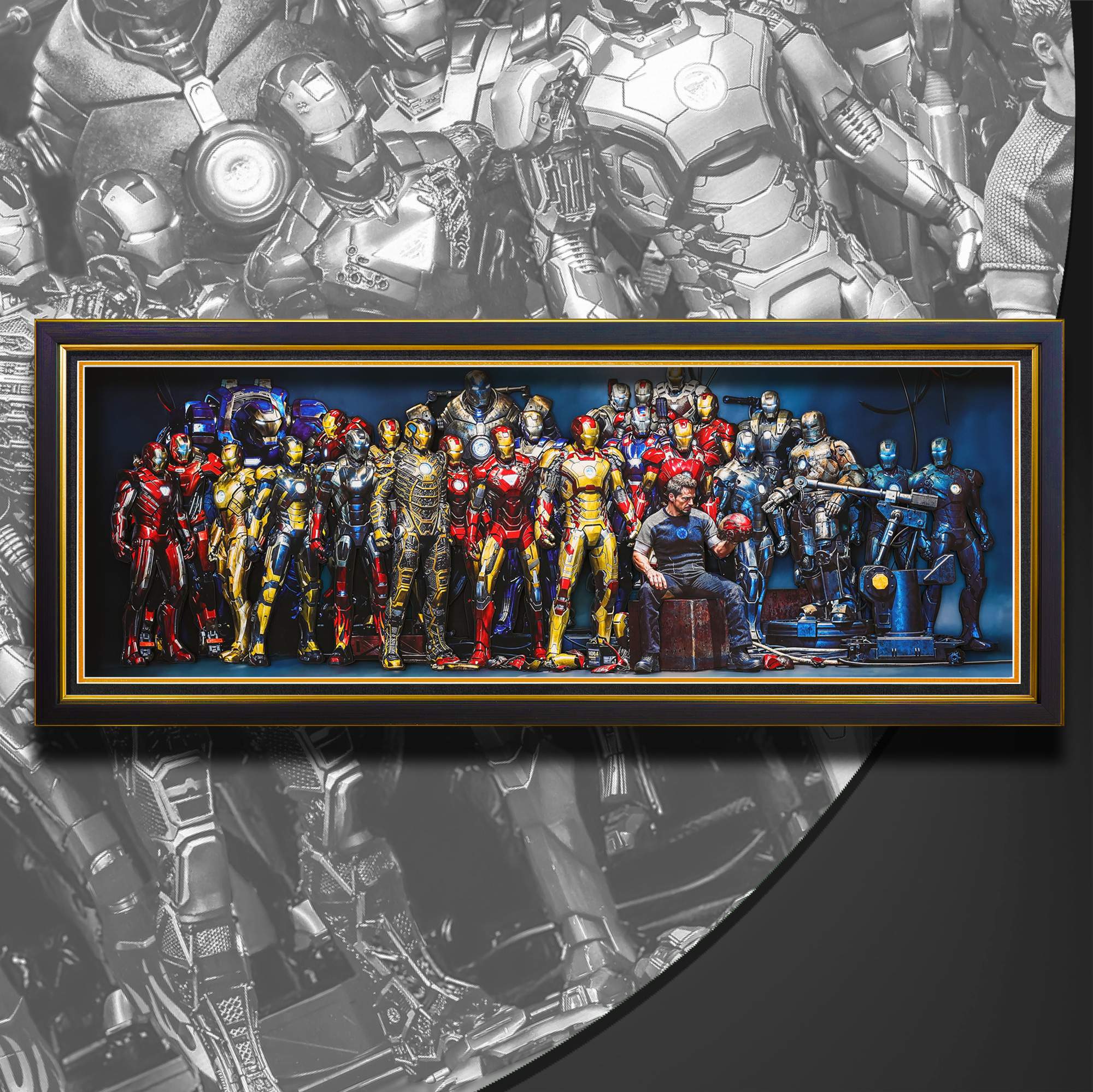 鋼鐵人 3D立體畫-CASEZONE