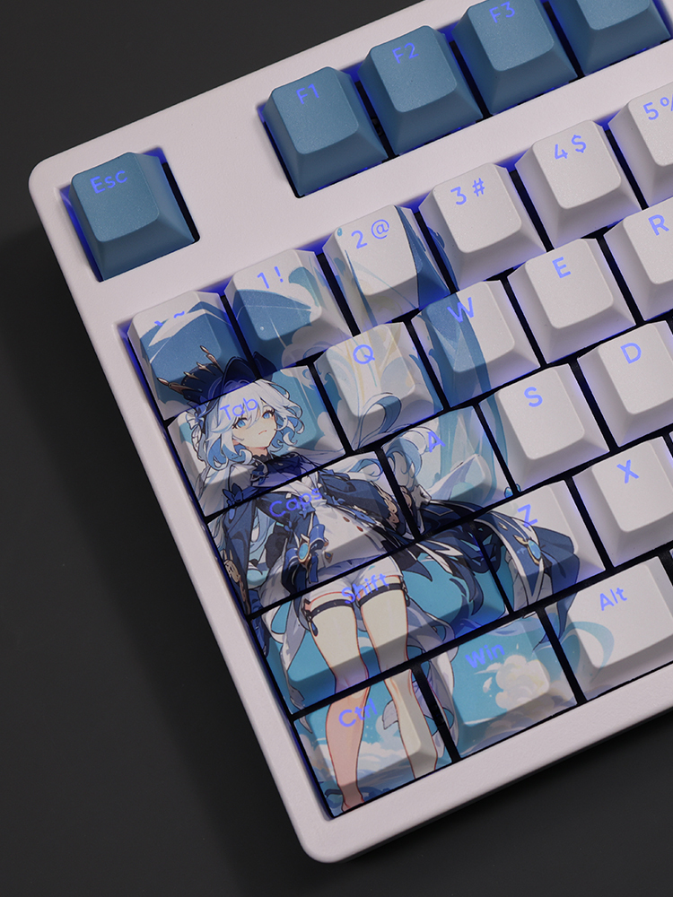 芙寧娜透光RGB108鍵標準配列衛星軸鍵帽-CASEZONE