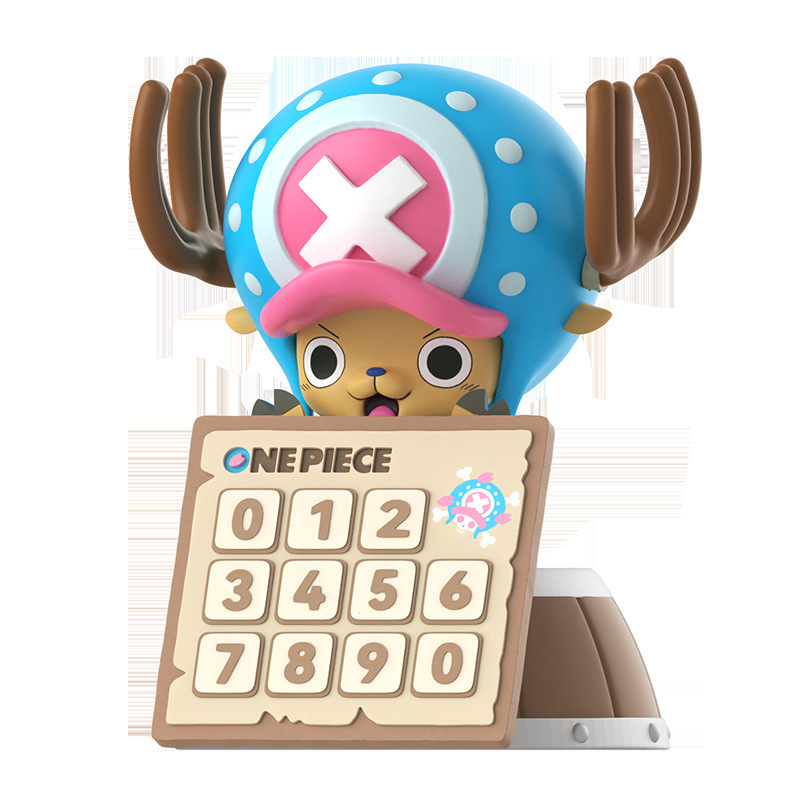 正版海賊王停車號碼牌香薰一體 | ONE PIECE路飛喬巴車載擺件
