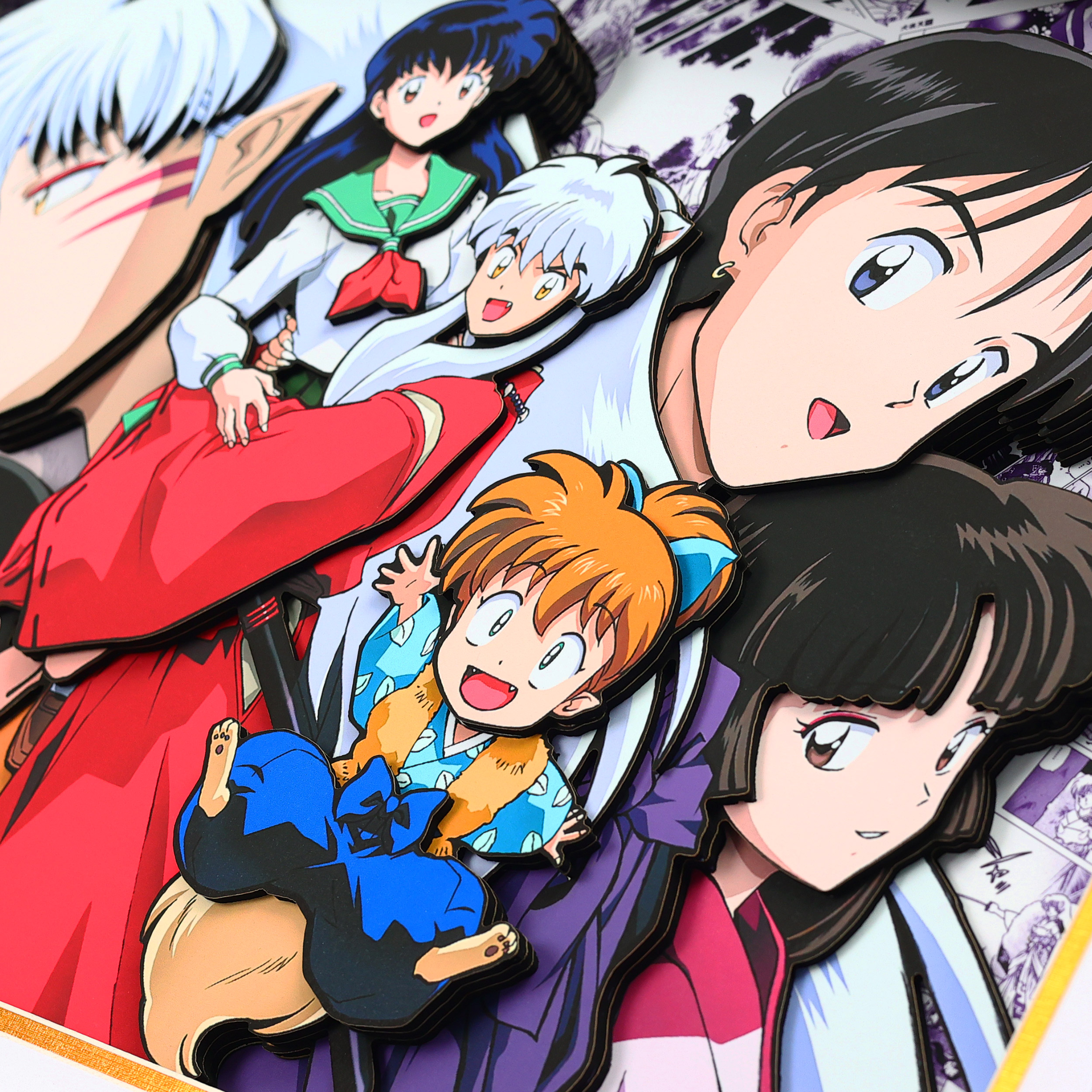 犬夜叉 3D立體畫-CASEZONE