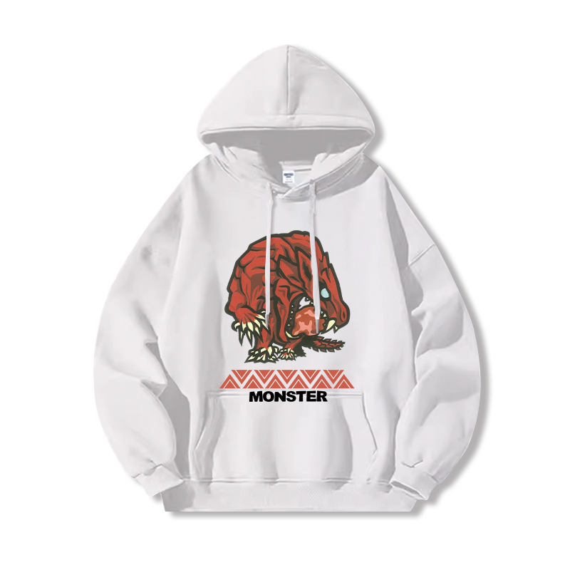 Monster Hunter Rise魔物獵人新款 親子情侶男女款連帽衛衣-CASEZONE