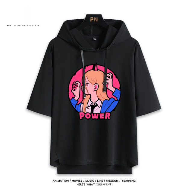 鏈鋸人 連帽短袖T恤