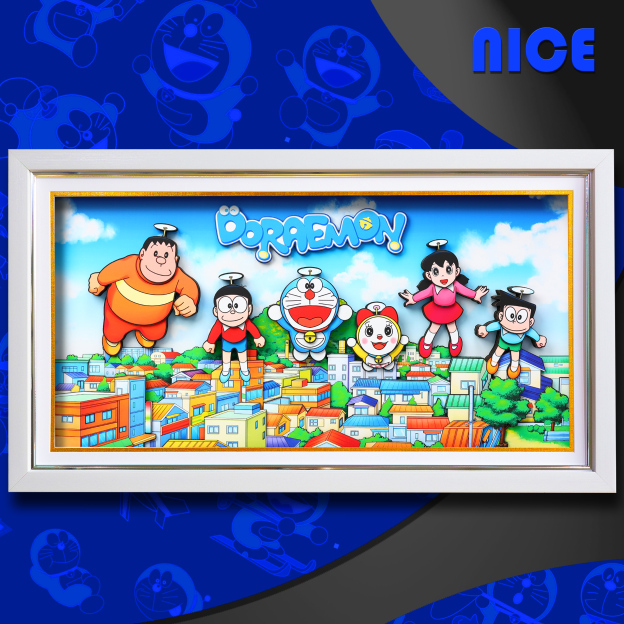 哆啦A夢 3D立體畫-CASEZONE