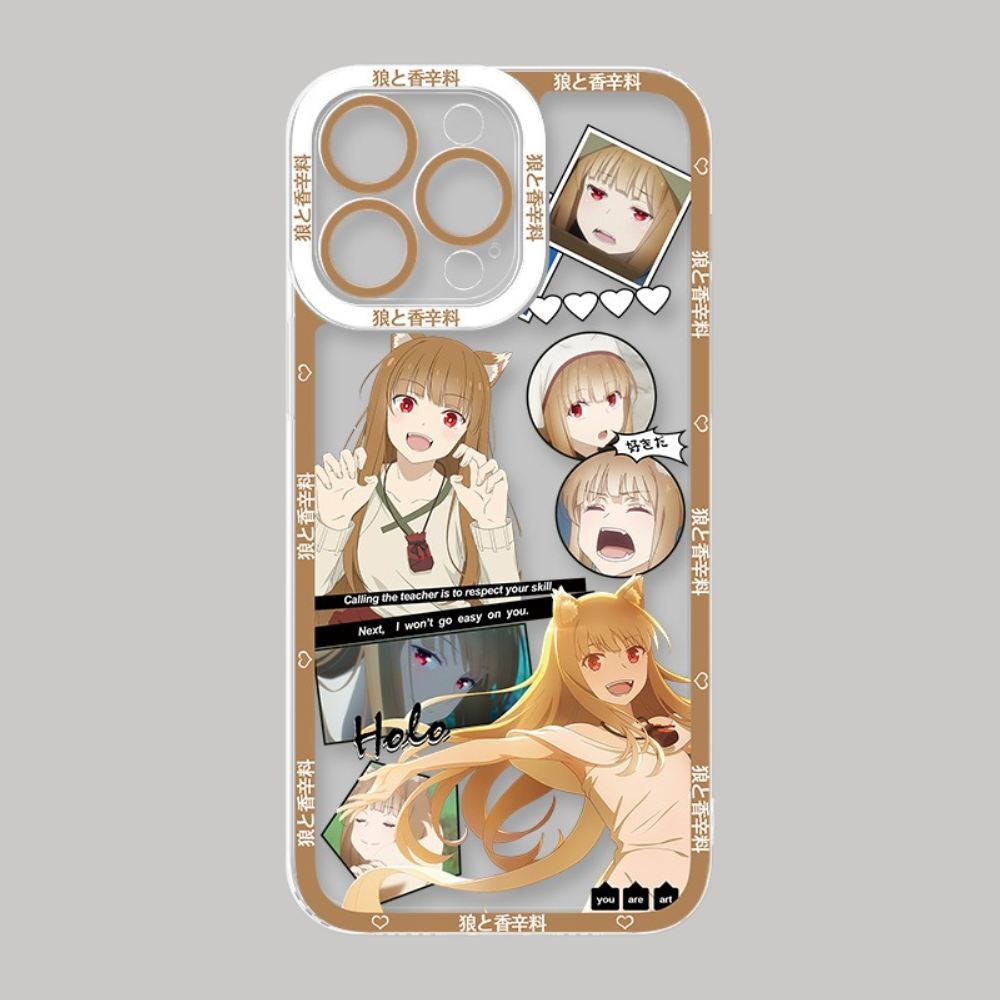 狼與香辛料透明防摔軟殼-CASEZONE