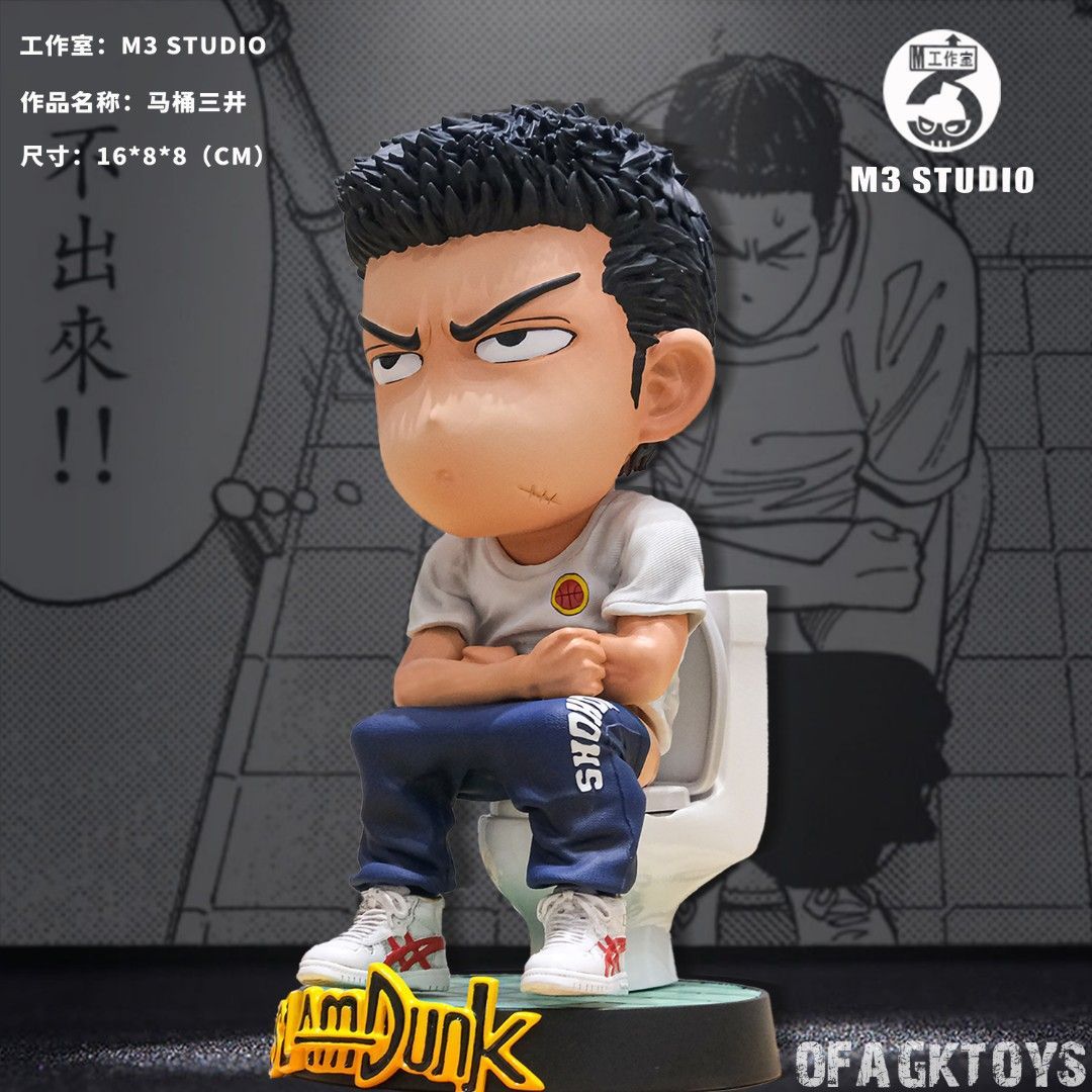 M3灌籃高手 Q版馬桶三井壽&Q版腫手仙道-CASEZONE