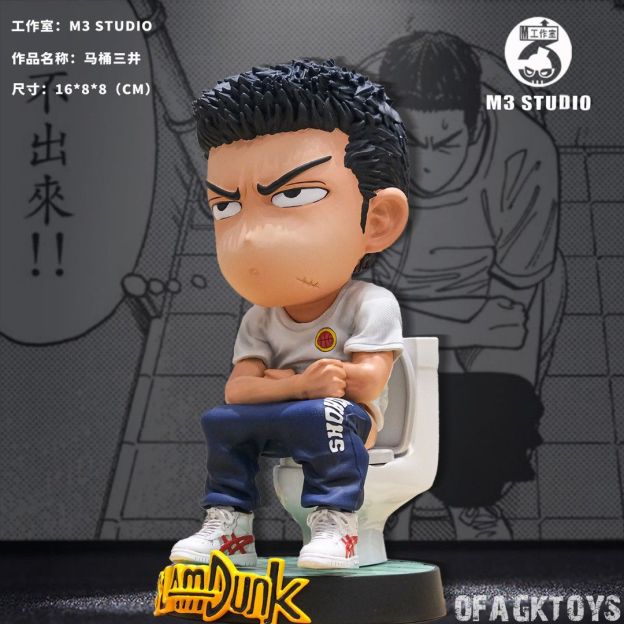 M3灌籃高手 Q版馬桶三井壽&Q版腫手仙道-CASEZONE