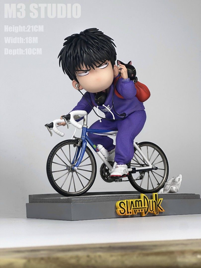 M3 灌籃高手 Q版流川楓騎單車-CASEZONE