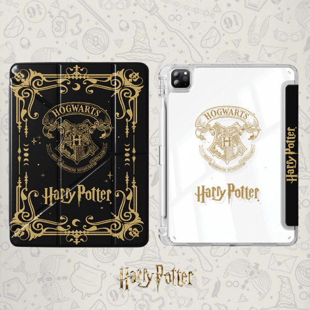 哈利波特官方聯名iPad保護殼｜Y 型折疊帶筆槽・Harry Potter 平板保護套