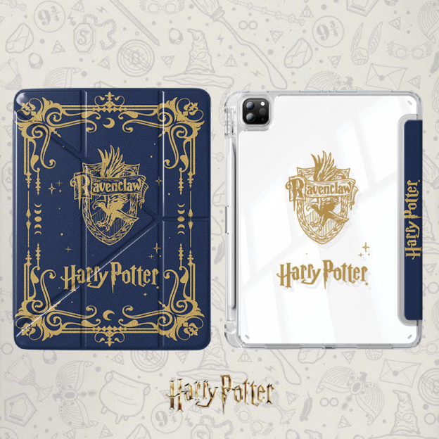 哈利波特官方聯名iPad保護殼｜Y 型折疊帶筆槽・Harry Potter 平板保護套