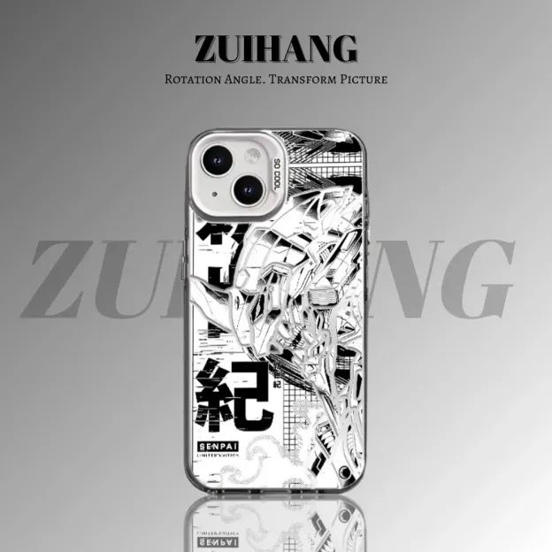 EVA新世紀福音戰士彩銀防摔手機殼-CASEZONE