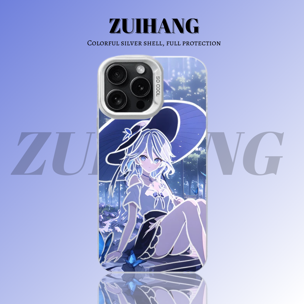 原神彩銀防摔手機殼-CASEZONE