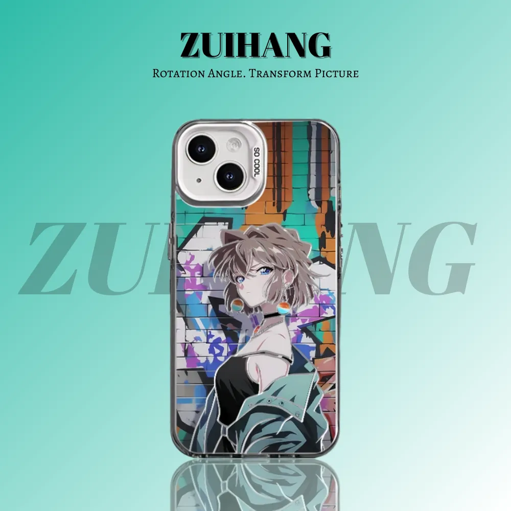 名偵探柯南彩銀防摔手機殼-CASEZONE