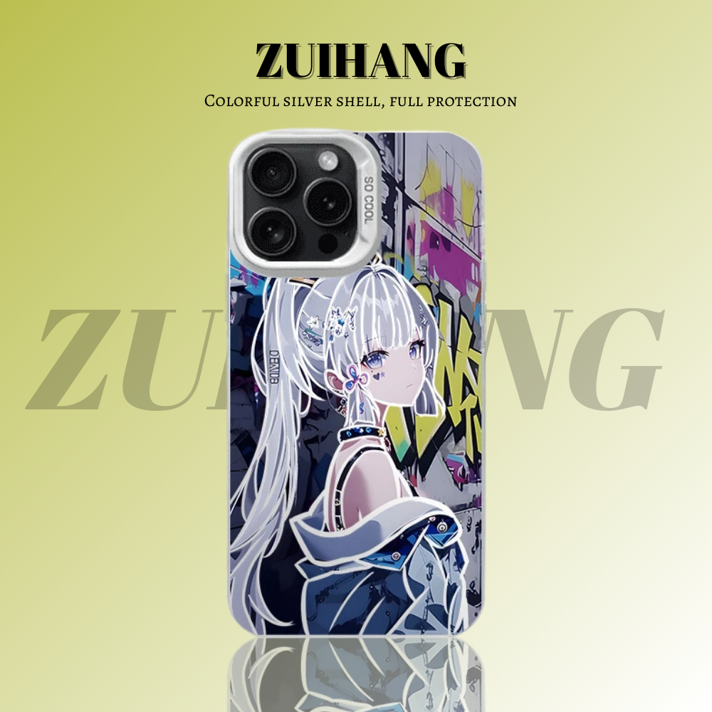 原神彩銀防摔手機殼-CASEZONE