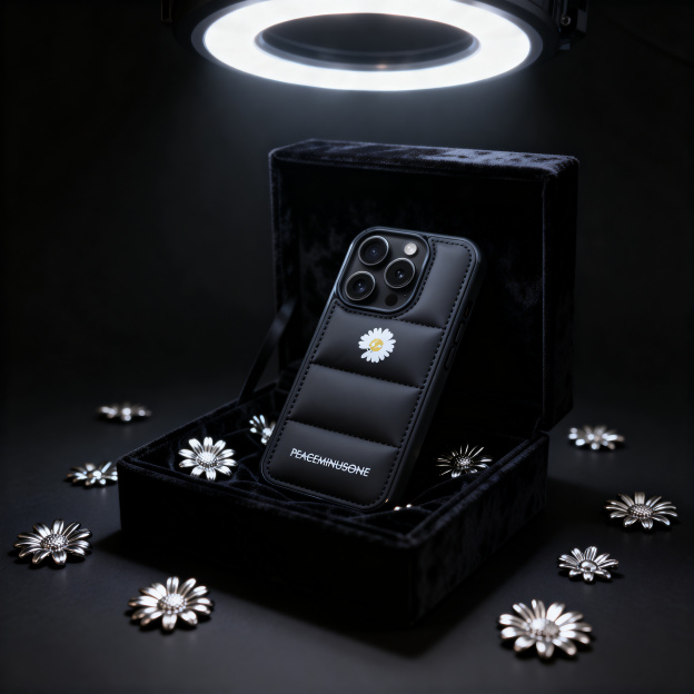 潮牌權志龍雛菊羽絨服手機殼