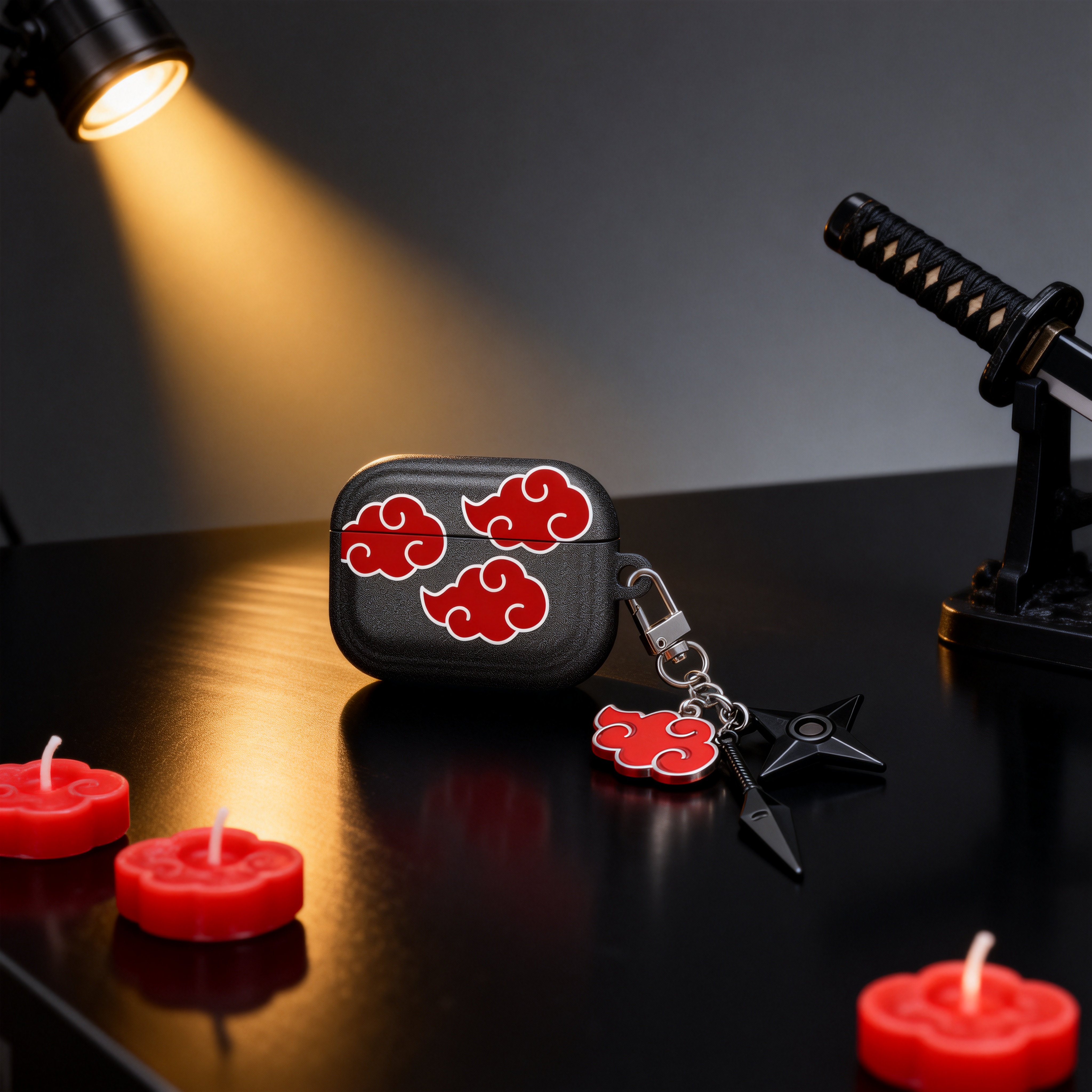 火影忍者標高級灰 Airpods耳機保護殼